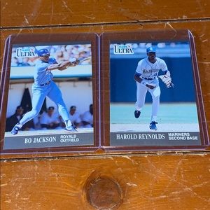 1991 Two Cards - Bo Jackson & Harold Reynolds
